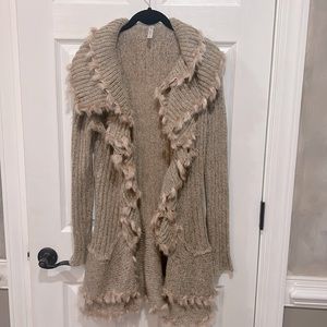 Lapis Four Snap Front Cardigan Size Medium